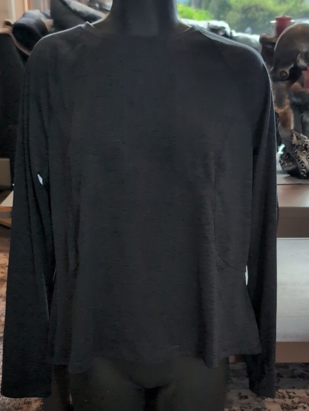 Spyder Navy Long Sleeve Crewneck Top
